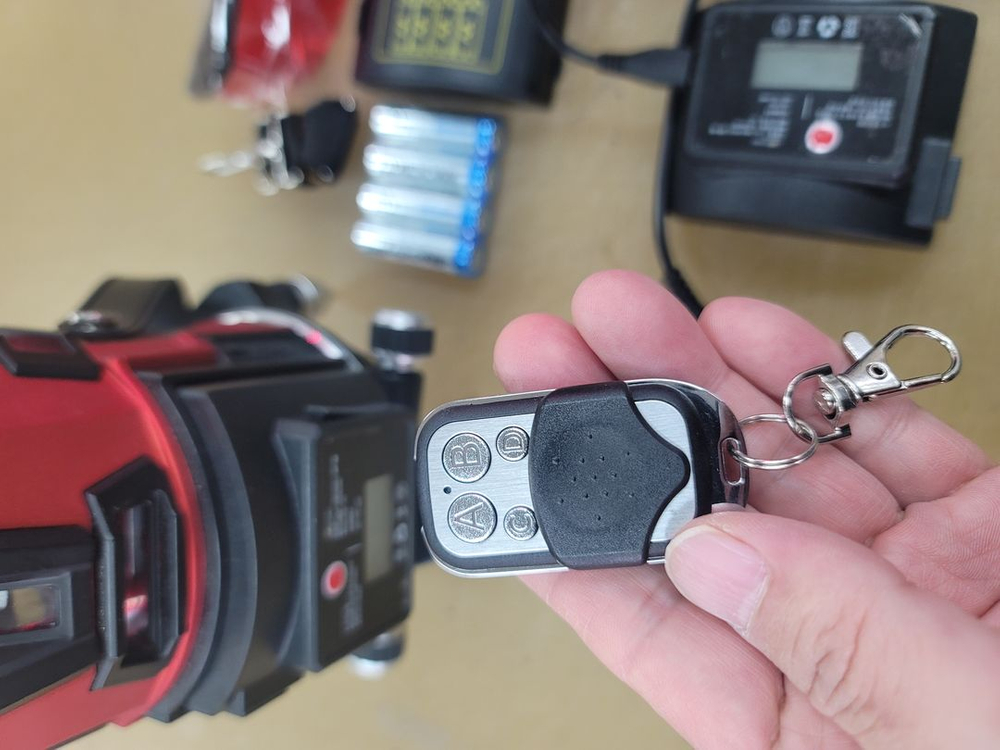 코텐 RX20 레이저수평 20배밝기 전자식 리모컨포함 실내인테리어 레벨--5