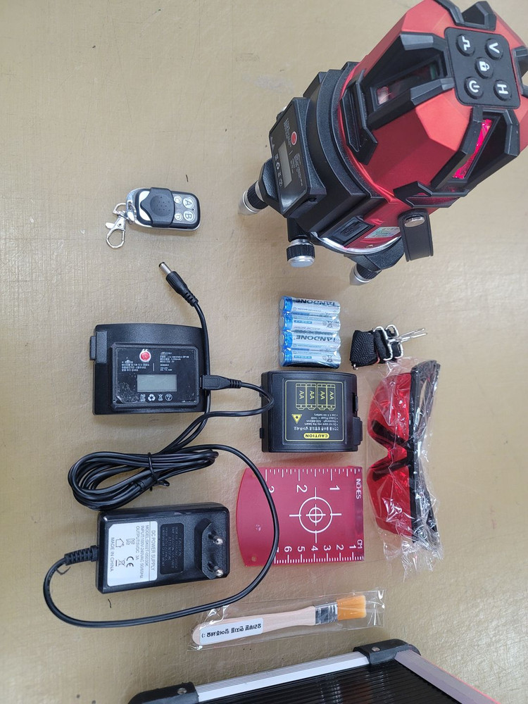 코텐 RX20 레이저수평 20배밝기 전자식 리모컨포함 실내인테리어 레벨--7