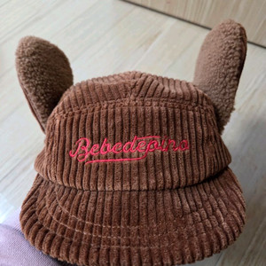 베베드피노 테디 베이비 코듀로이 캡 모자