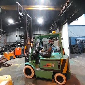 2.5톤 전동 지게차 자동발 레버4개 배터리19년식