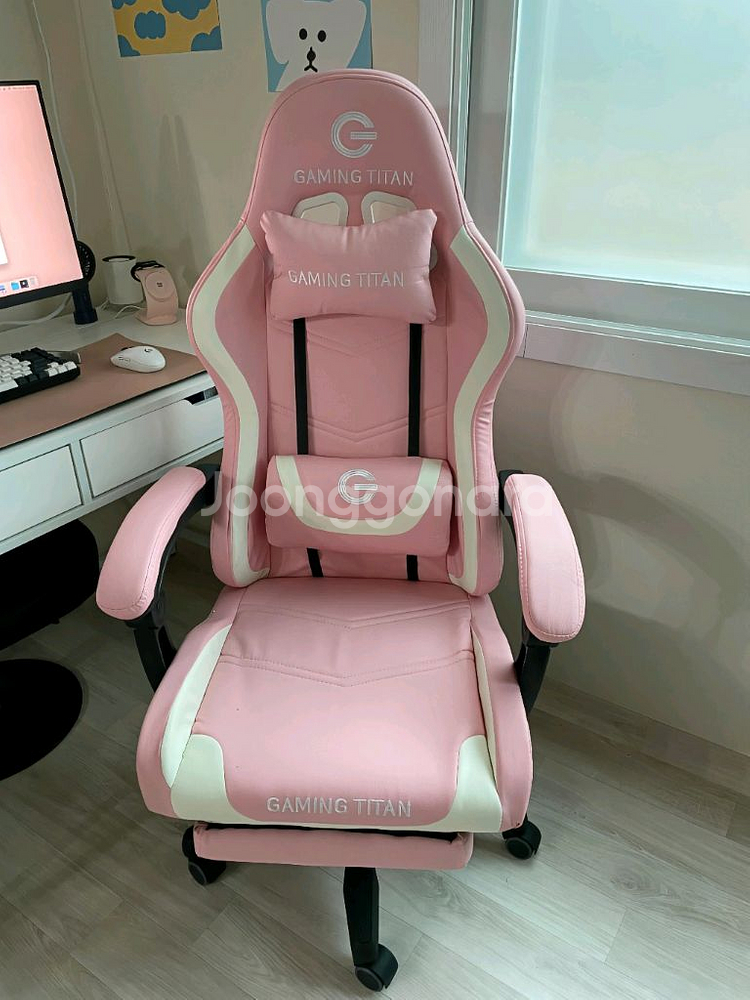 [무료배송+사은품]PC방 게이밍 레이싱 가죽 사무용 학생 컴퓨터 책상 의자--2