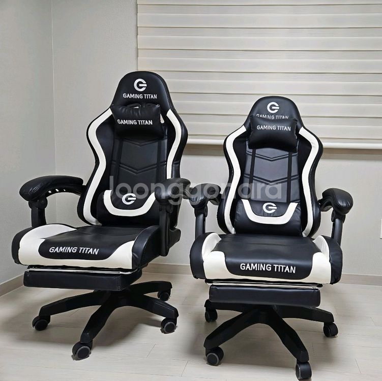 [무료배송+사은품]PC방 게이밍 레이싱 가죽 사무용 학생 컴퓨터 책상 의자--3