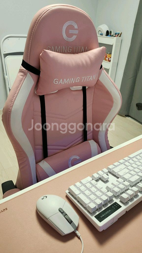 [무료배송+사은품]PC방 게이밍 레이싱 가죽 사무용 학생 컴퓨터 책상 의자--5