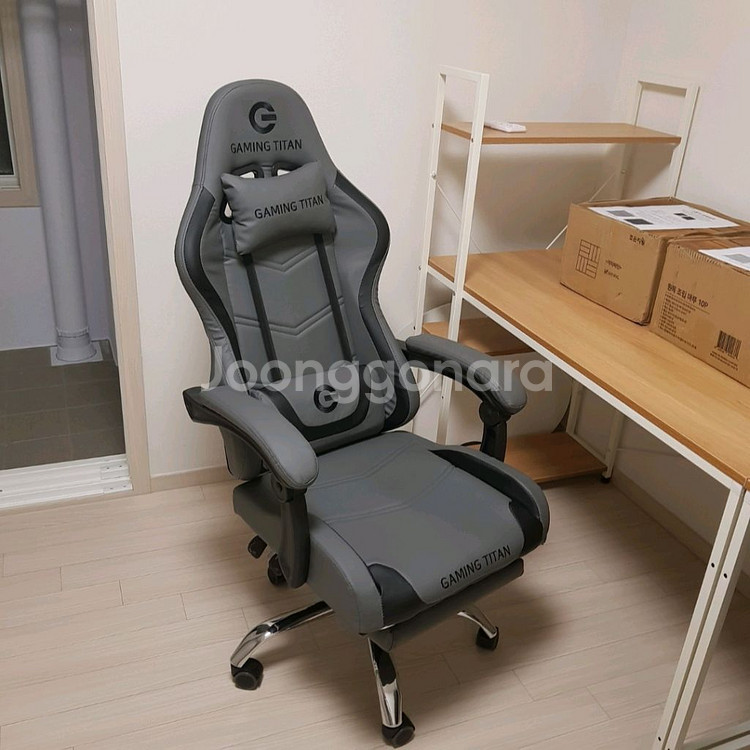 [무료배송+사은품]PC방 게이밍 레이싱 가죽 사무용 학생 컴퓨터 책상 의자--7