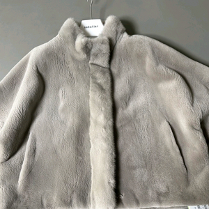 사바띠에 사바티에 23fw 모피 밍크 콤비 숏자켓