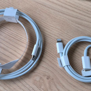 [새제품] 애플 정품 lightning to C type 케이블 2개 이미지