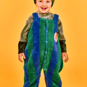 (새상품)베베드피노 패럿 베이비 스트라이프 에코퍼 윈터 플레이수트