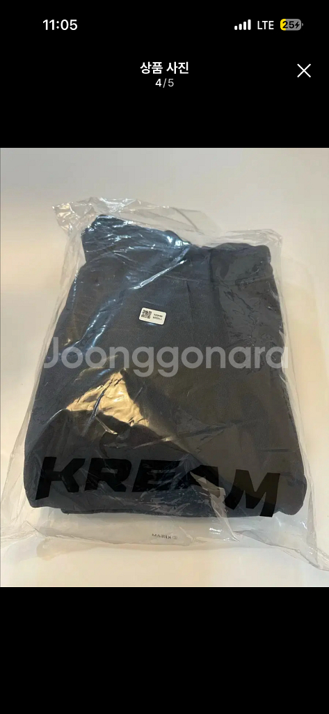 S(새상품)이지 갭 발렌시아가 도브 후드 워시드 블랙--2