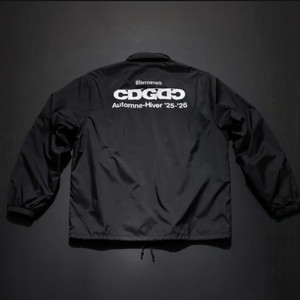 CDG CDGDC 꼼데 지디 코치 자켓 나일론 블랙 S XL