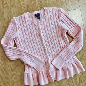 폴로 랄프로렌 여아 케이블 니트 가디건