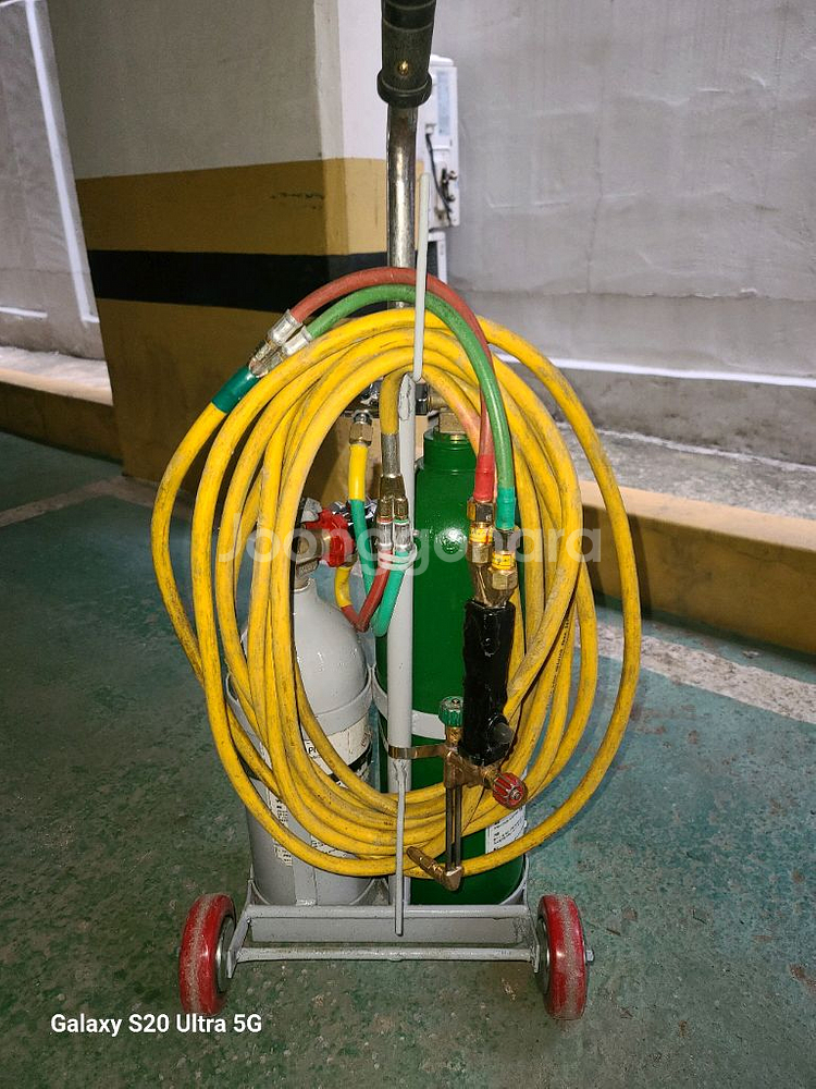 이동식산소용접기 말타니6.2리터 알미늄통--0