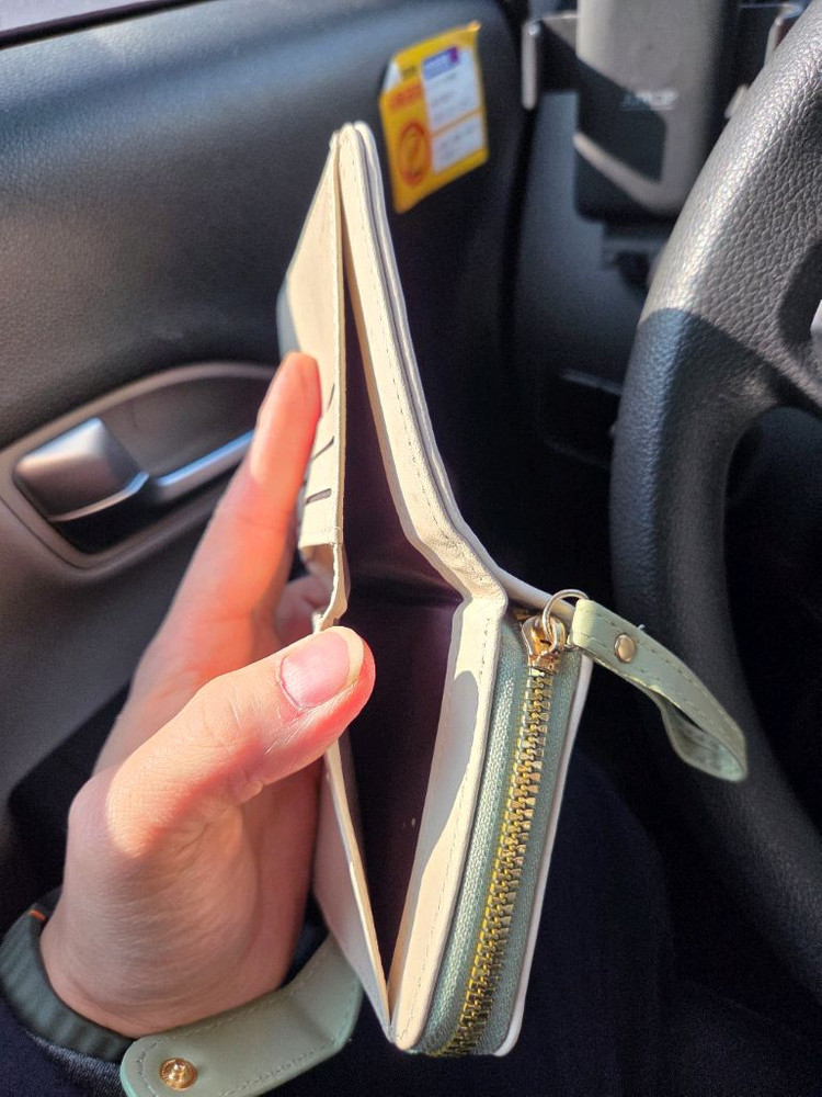 짱구 캐릭터 반지갑 아이보리,짱구 지갑--3