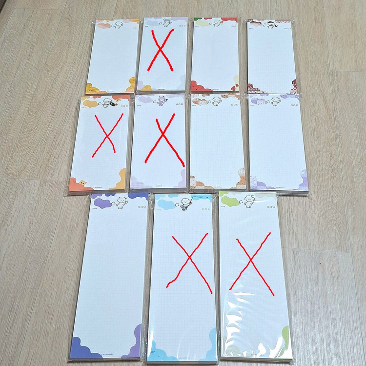 b5 하프 노트패드 50매씩 개당 1900원--3