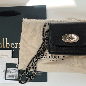 멀버리 릴리백 미니 블랙 체인 크로스백