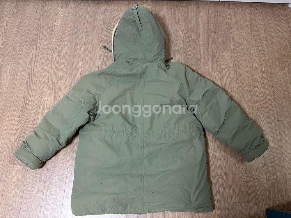 브런치 품절야상 구스다운 야상패딩 카키 여성 프리사이즈--8