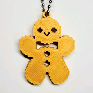 진저브레드맨 쿠키 8비트 키링 키체인