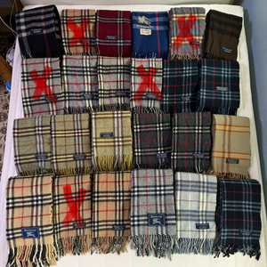 버버리 정품 체크 머플러 목도리 공용