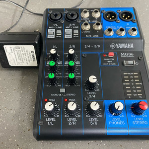yamaha mg06 아날로그 믹서