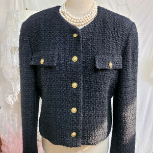 블랙트위드자켓