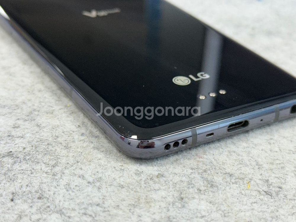 (8만원) LG V50 128G 블랙 가성비꿀폰 정상작동 검수완료 19년 5월개통 단말기--7