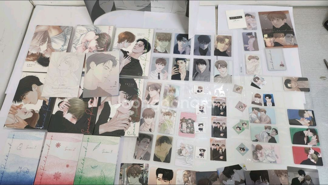 비밀사이 단행본 1~6권드씨 123포스터 굿즈 이미지