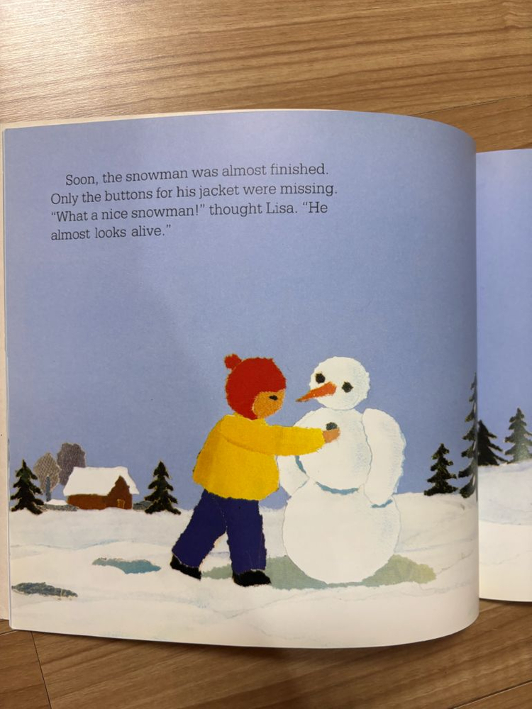 lisa and the snowman 이미지