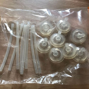 더블하트젖병 빨대 8개