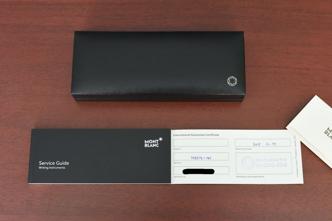 몽블랑 마이스터스튁 145 F촉 골드 이미지