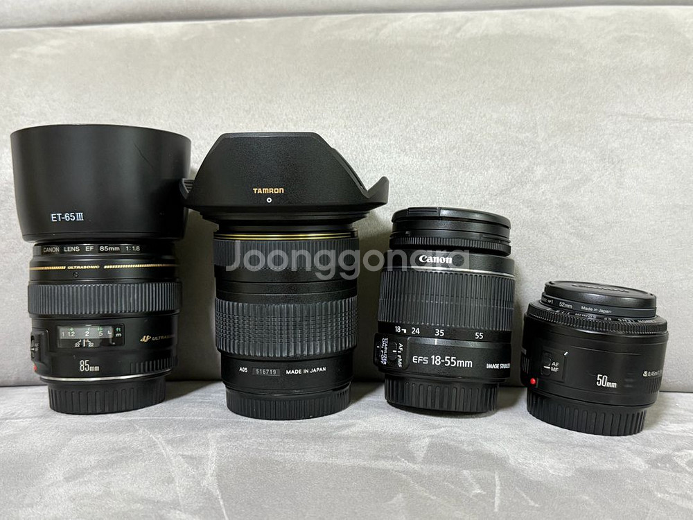캐논EOS 650D카메라+렌즈4종+가방+리모컨+삼각대+필터 완벽 풀구성 전문가급--3