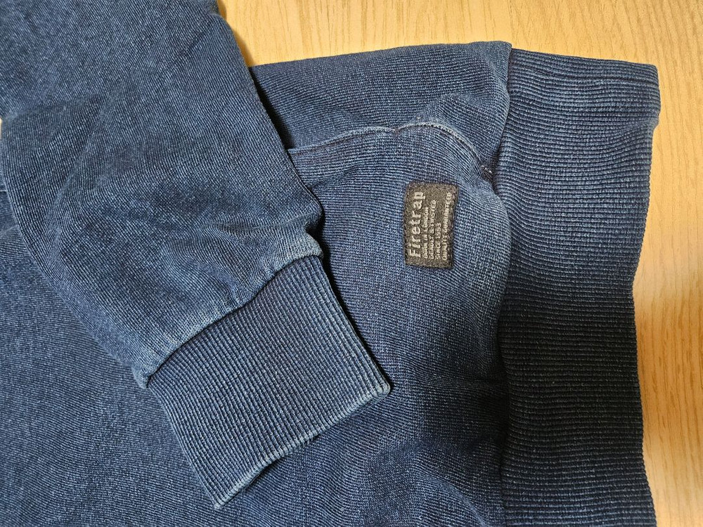 인디고 데님 포켓 맨투맨--4