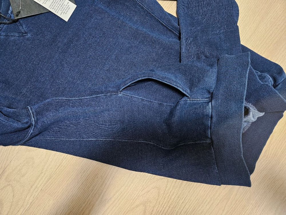 인디고 데님 포켓 맨투맨--5