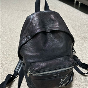 생로랑 레더 백팩