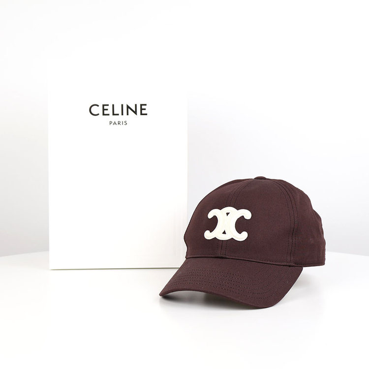 [중고명품다올] 셀린느 트리오페 로고 베이스볼 캡 모자 코코아 M사이즈 2AUT6969P 19KO 이미지