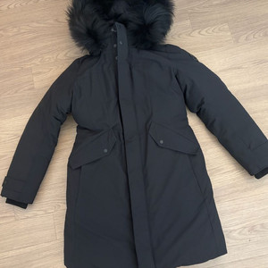 상태최상 코오롱 안타티카 중기장 롱패딩 여성 85 1920ver