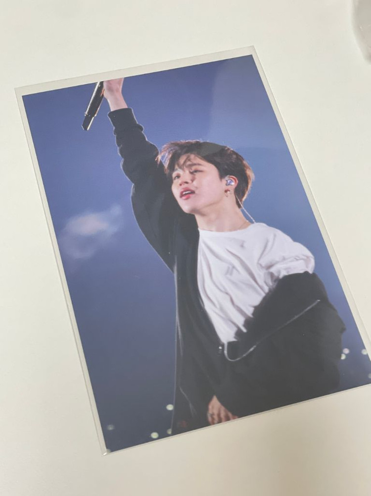 방탄 지민 jimin 공식 엠디 포카 엽서 사진 이미지