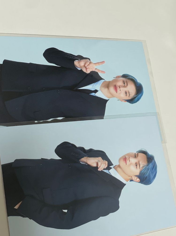 방탄 지민 jimin 공식 엠디 포카 엽서 사진 이미지