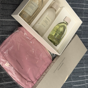 로즈마리 아로마티카 바디워시 로션 오일 괄사 파우치