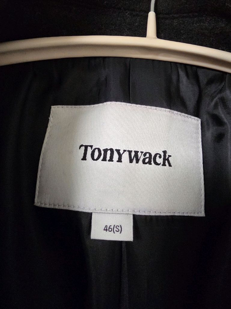 Tonywack 토니웩 싱글 브레스티드 랩 코트 이미지