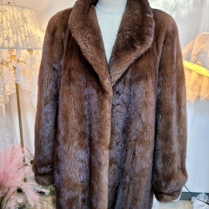 성진모피 브라운밍크코트