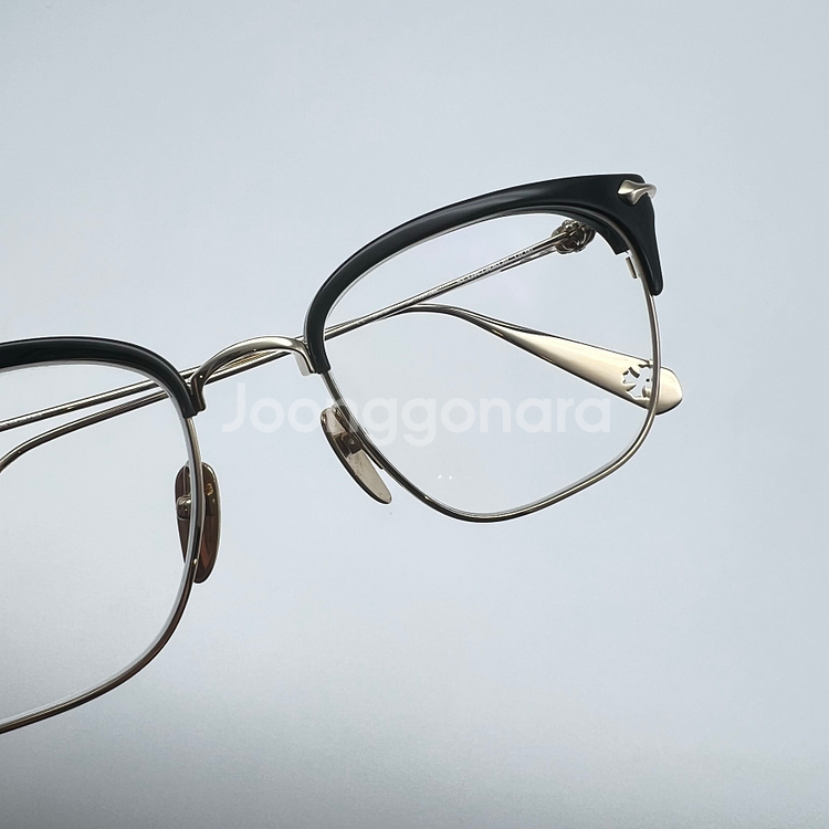 크롬하츠 슬런트레딕션 블랙/골드 54 사이즈 신품급 풀구성 [렌즈 제공]--1