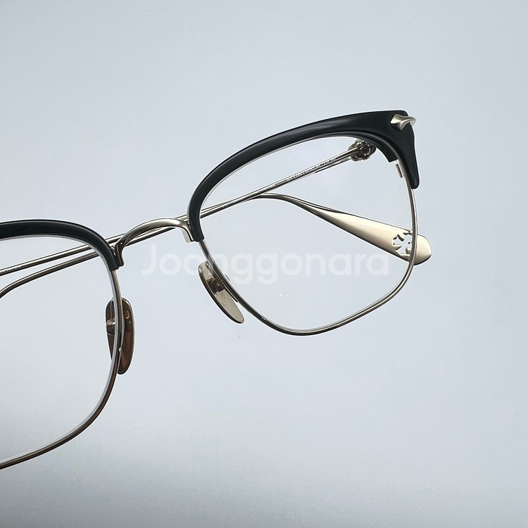 크롬하츠 슬런트레딕션 블랙/골드 54 사이즈 신품급 풀구성 [렌즈 제공]--8