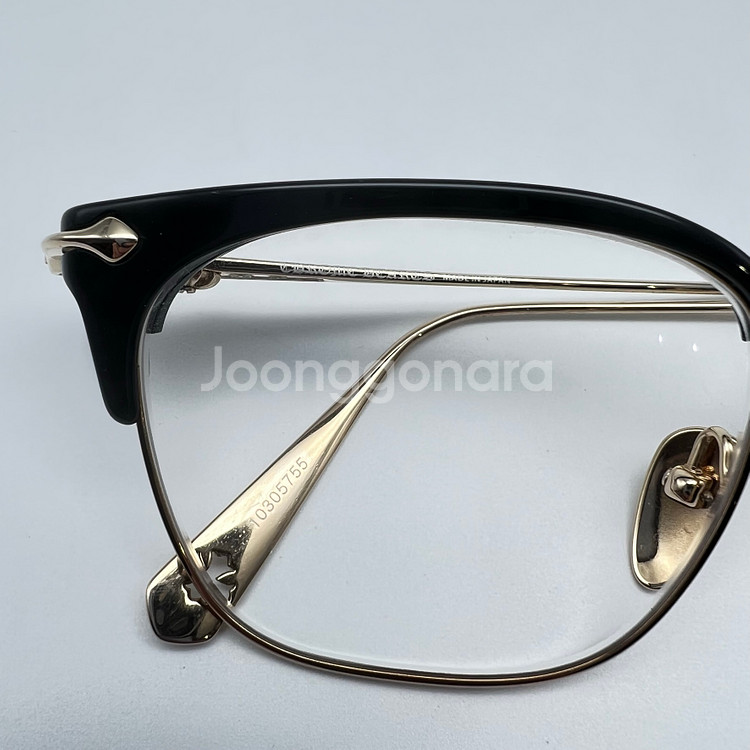 크롬하츠 슬런트레딕션 블랙/골드 54 사이즈 신품급 풀구성 [렌즈 제공]--7