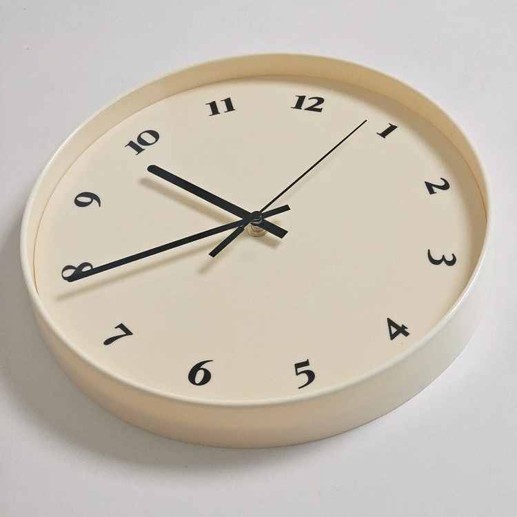 무소음 거실 벽시계 25cm 이미지