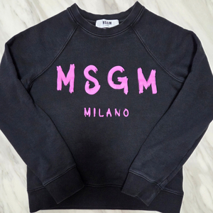 MSGM 브러쉬드 로고 스웻셔츠