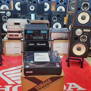 야마하GT-1000턴테이블/원박스/설명서/슈어M-44카트리지셀/초민트급 이미지