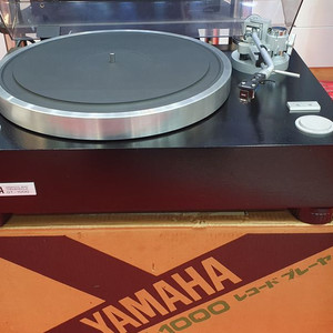 야마하GT-1000턴테이블/gt1000/원박스/설명서/슈어M-44카트리지셀/초민트급 이미지
