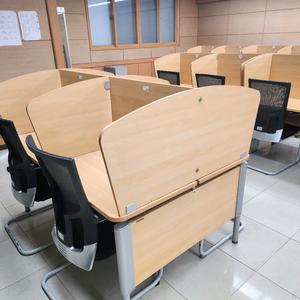 스터디카페 독서실 4인용 책상 + 의자 4개