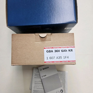 보쉬 36V 6.0암페어 배터리 새제품 이미지