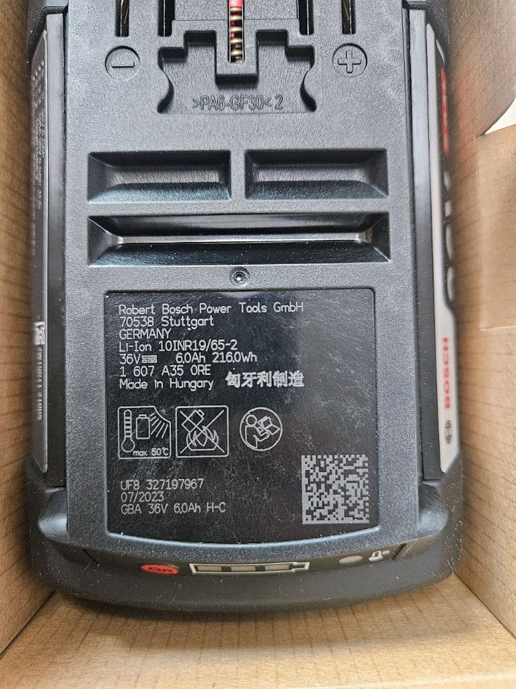 보쉬 36V 6.0암페어 배터리 새제품 이미지