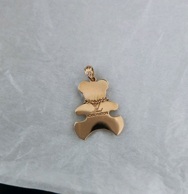 18k 곰돌이 펜던트 저렴--0